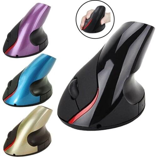 Wireless Vertical Mouse Ergonomic Optical 2.4G Bluetooth Gaming Mouse Right Hand Rechargeable Upright Optical Mice For Laptop PC