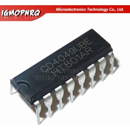 10PCS CD4049UBE DIP16 CD4049 DIP CD4049BE new and original IC