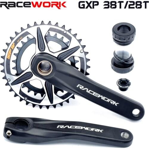 GXP mountain bike curve chain & Bicycle Wheel 38T/28T di Alluminio alloy CNC machined 20/21 speed