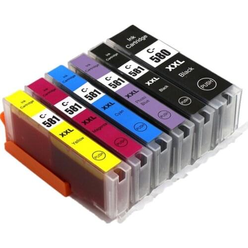 BLOOM compatible For canon 580 581 PGI-580 XXL CLI-581 ink cartridge For canon PIXMA TS8150 TS8151 TS8152 TS9150 TS9155 printer