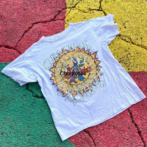 Vintage 1993 Grateful Dead Summer Tour Dancing Bears & Skeletons Lot Tee GDM Dead Head Rare size XL