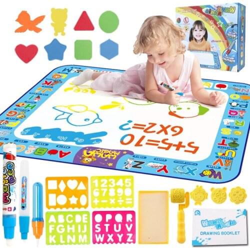 Water Drawing Pad Water Magic Doodle Childrens Toys Color Educational Writing Pad Childrens Christmas Gifts