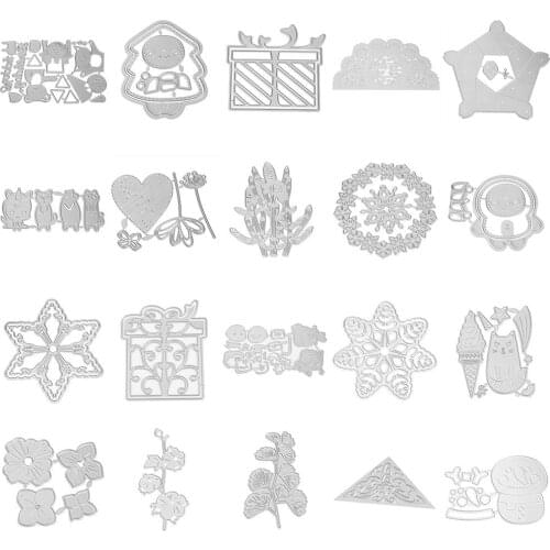 Lace animals Presents People Shape Metal Cutting Dies Stencil Scrapbook Album Embossing For Gift Card Making Handcrafts Decor