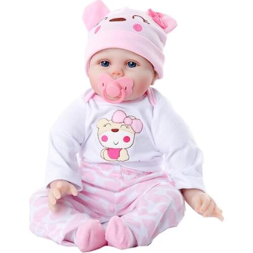 Simulation Baby Soft Dolls Toys Neutral Vinyl Resistant To Wrestling Durable ChildrenS Gift Doll Toys 1 Piece