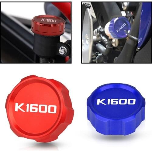Motorcycle CNC Rear Brake Fluid Reservoir Covers Cap For BMW K1300GT K1300R K1300S K1600B K1600 GTL K1600GT 2017 2018 2019 2020