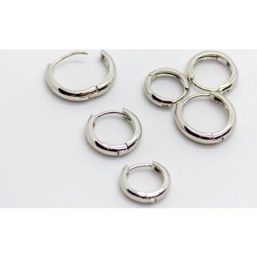 Silver Plated 3 Size Ring Earrings Set