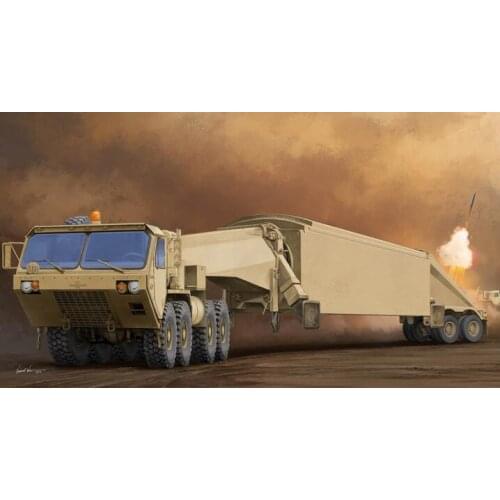 KingTair 1/35 scale Unassembled Toy Kits Military M983 Tractor with AN/TPY-2 X BAND RADA 6x6 Trailer TRUCK