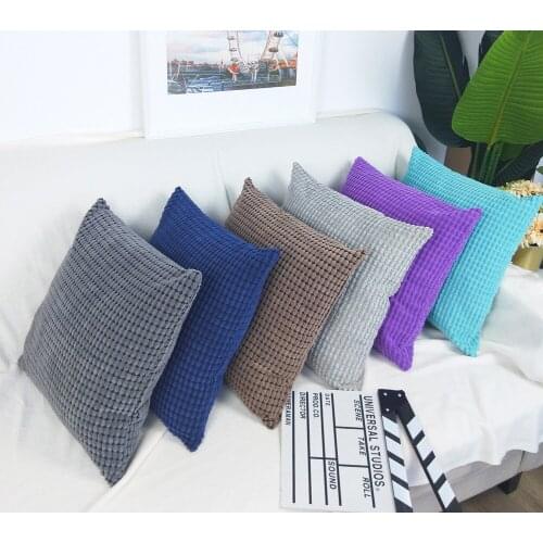 New corn pillow sets Nordic ins style solid color pillow sets do not contain cores for Home sofa Car 45*45cm