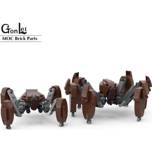 NEW Star Plan Moive Series The Crab Battle Droids Robot MOC Building Block Bricks in The Clone Wars and Preludes Trilogy