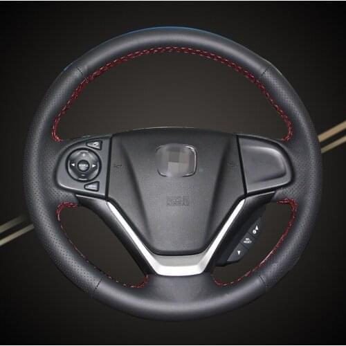 Car Braid On The Steering Wheel Cover for Honda CRV 2012-2014 DIY Auto Braiding Wheel Covers Interior Accessories Car-styling