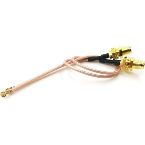 Pack of 4 RF U.FL(IPEX/IPX) Mini PCI to SMA Female Pigtail Antenna Wi-Fi Coaxial RG-178 Low Loss Cable (6 inches (15cm)),gold Dr