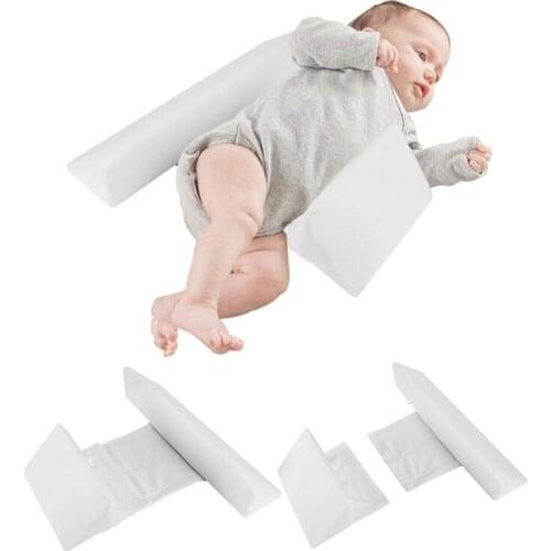 Newborn Shaping Styling Pillow Anti-rollover Side Sleeping Cushion Triangle Infant Baby Positioning Pillow