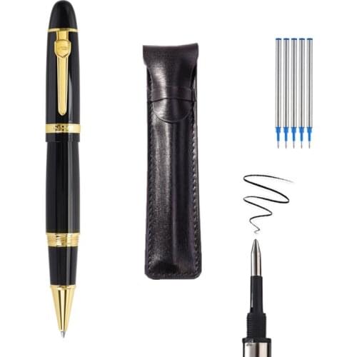 Luxury High quality JINHAO metal 159 black Rollerball Pen metal elegante signature switzerland ink pens new