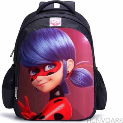16inch Pink girl 3D Printing Backpack for Teenage Girls Boys Book Travel Bag Children School Backpacks