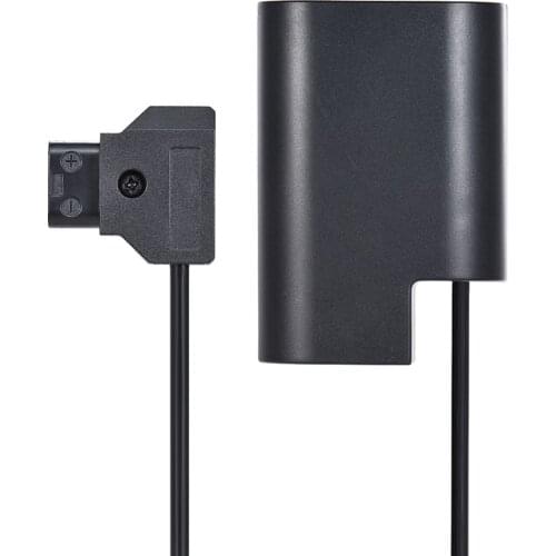 Andoer V-mount / Anton D-Tap to DMW-DCC12 DC Coupler Cable Dummy Battery Adapter for Panasonic DMC-GH5/GH4/GH3