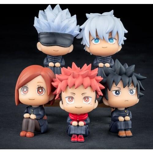 Japan Anime Jujutsu Kaisen Itadori Yuji Gojo Satoru Handmade Model Cosplay Action Figures Desk Decor Model Plate Unisex Toy Gift