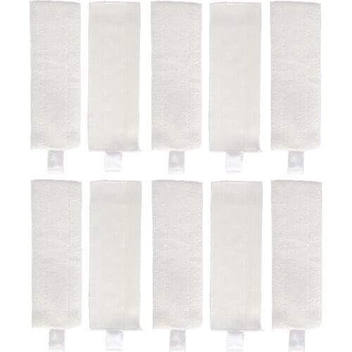 10Pcs Washable Microfiber Cleaning Mopping Pads Cloth for Karcher SC1 SC2 SC3 SC4 SC5 SV7 Steam Mop Cleaner Parts