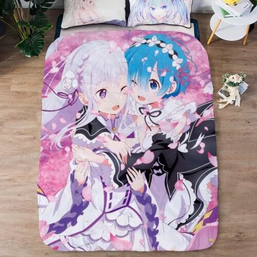 2021 New Soft Summer Quilts Re:Life In A Different World From Zero Printed Patchwork Duvet Soft Cool Comforter Flower BedSpread