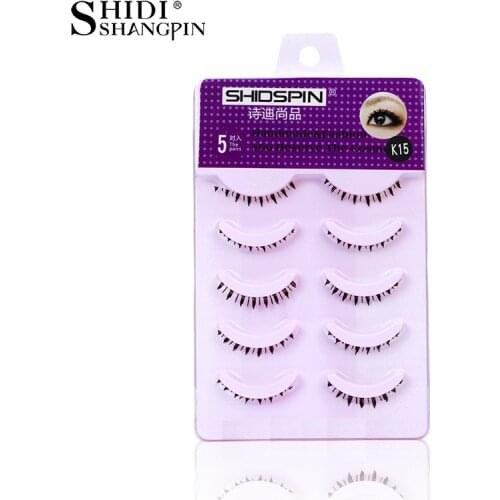 5 Pairs False Eyelashes Makeup Lower Lashes Natural Fake Eyelashes faux cils eyelash extension K15