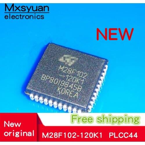 5PCS~50PCS/LOT M28F102-120K1 M28F102-120KI M28F102 PLCC44 New original
