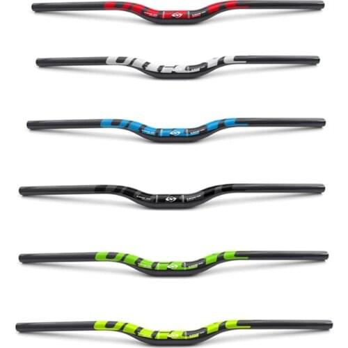 660/640/680/720/740mm Bicycle Bike MTB Cycling Carbon Fiber Handlebar Riser Bar T800 Carbon Fiber Bike Handlebar 31.8mm