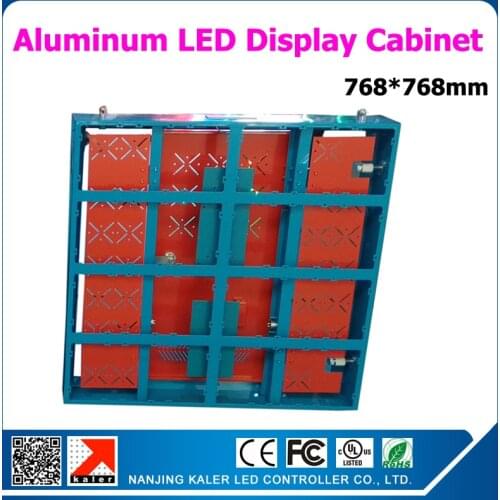 768*768mm indoor led display cabinet aluminum cabinet good heat dispation led display board for p6 led video wall