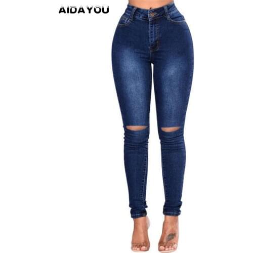 Женские джинсы стрейч AIDAYOU China At AliExpress