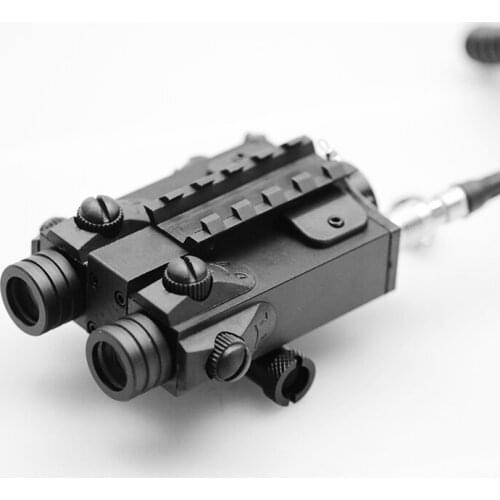 Acecare Promotion Hot Tactical military adjustable dual beam laser sight with green and IR laser pointer combo for guns shooting