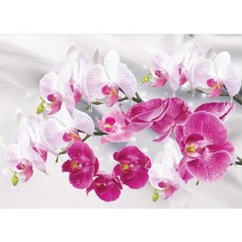 New Arrivals 5D DIY Full Round/Square Diamond Painting Orchid Cross Stitch 3D Embroidery Rhinestone Mosaic Home Decor Art Y325