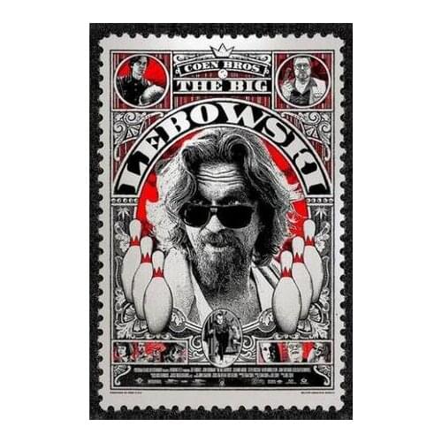 The Big Lebowski Jeff Bridges Classic movie Art print Silk poster Home Wall Decor