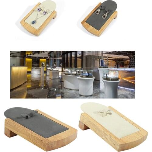 Solid Wooden Watch Display Shelf Jewelry Bracelet Storage Box Showing Shelf