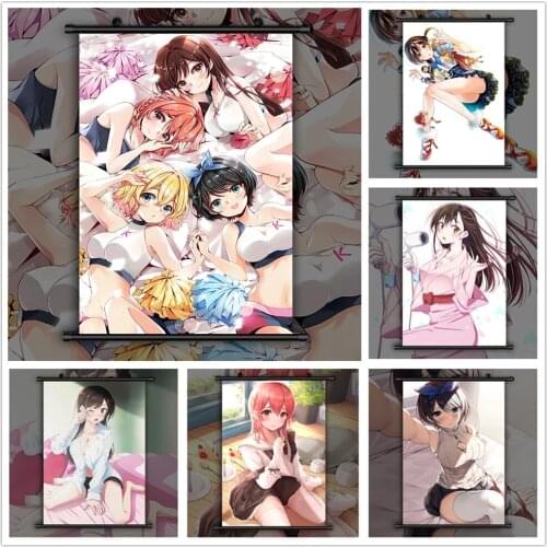 Wall Art Canvas Picture Rent A Girlfriend Chizuru Mami Modern Painting Print Poster Plastic Animation Hanging Scrolls Home Decor