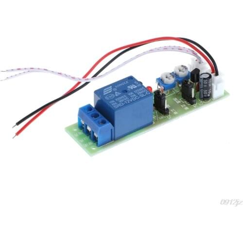 12V DC Infinite Cycle Delay Timing Timer Relay ON OFF Switch Loop Module Trigger C90A New Drop ship
