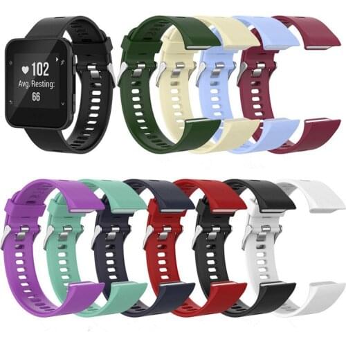 Wristband Watch band Wrist strap Soft Band Strap For Garmin Forerunner 30/35/35J ForeAthlete35J Smart Watch Bracelet Band