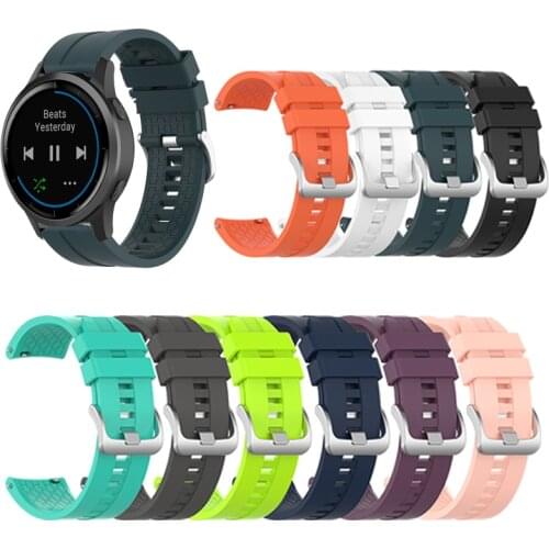 22mm Silicone Watch Band Strap for Garmin Active vivoactive 4 Replacement strap