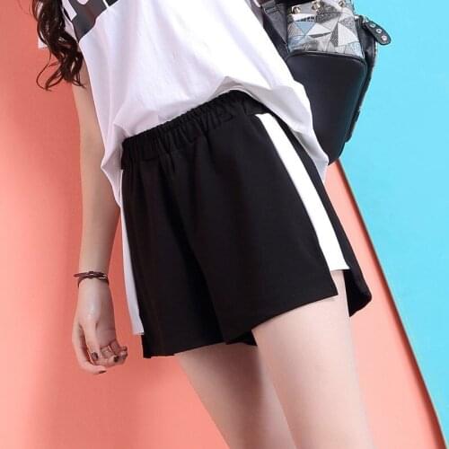 2021New Summer Breathe Freely Women Outdoors Sports Shorts Black White Soft Fashion Short Hot Shorts S-3XL large size wholesale