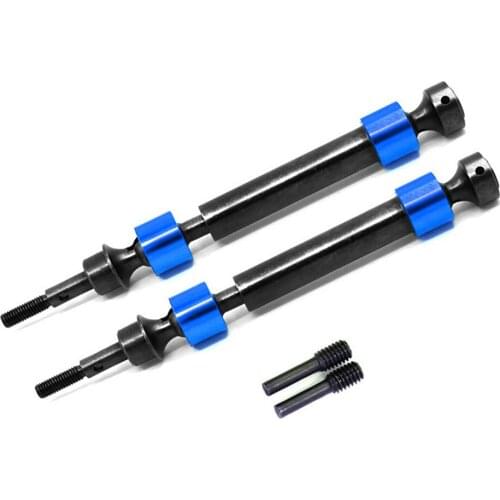 Steel CVD Front Rear Universal Drive Shafts Axles for 1/10 TRAXXAS MAXX 4S 89706-4 RC Car Upgrade Parts Replacement Accessories