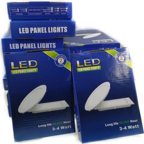 LED Panel 3W white /warm white Light Recessed Ceiling Downlight 85V-265V