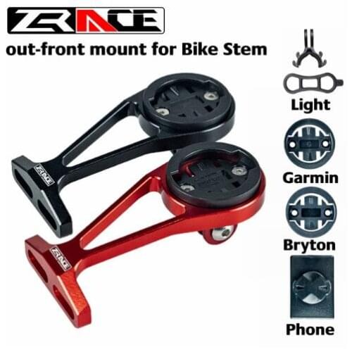 ZRACE Bicycle Computer Out front Mount Holder for integrated handbar, iGPSPORT Garmin Bryton GoPro Mobile phone Spotlight