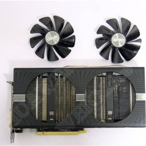 SAPPHIRE AMD Radeon Video Card Cooling Fan NEW NITRO+/PULSE RX470 RX570 RX480 RX580 RX590 4G/8G Graphics Card Cooler Fans