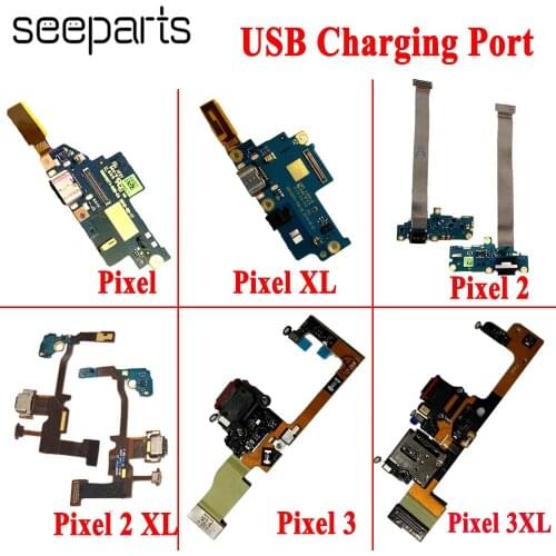 100% Tested For Google Pixel 2 Pixel 2XL USB Charging Dock Port Flex Cable Replacement Google Pixel 3 4 XL USB Charging board