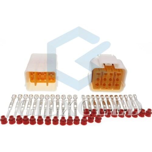 12 Pin 6195-0149 6195-0152 Waterproof Automotive Connector Sealed Plug Female Male Socket For Honda Nissan