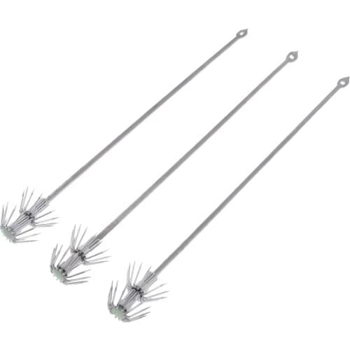 12pcs Noctilucent Squid Cuttlefish Octopus DIY Fishing Lure Hook Bait Tackle