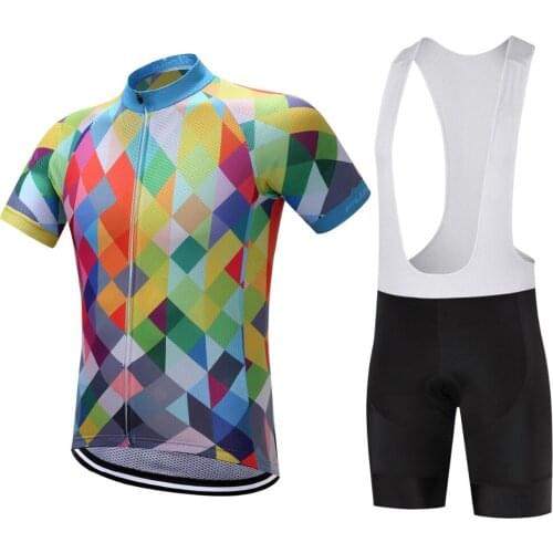 2020 Summer Short Sleeve Cycling Jersey Set Ropa Ciclismo MTB Cycling Clothing Bike Jerseys With Silica GEL Shorts Pants