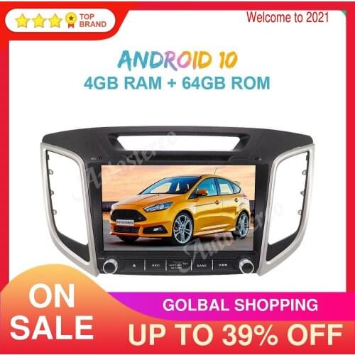 Carplay For Hyundai Ix25 IX-25 Creta Android 10.0 64G Car DVD Player Auto Stereo Head Unit Multimedia Player Radio Tape Recorder