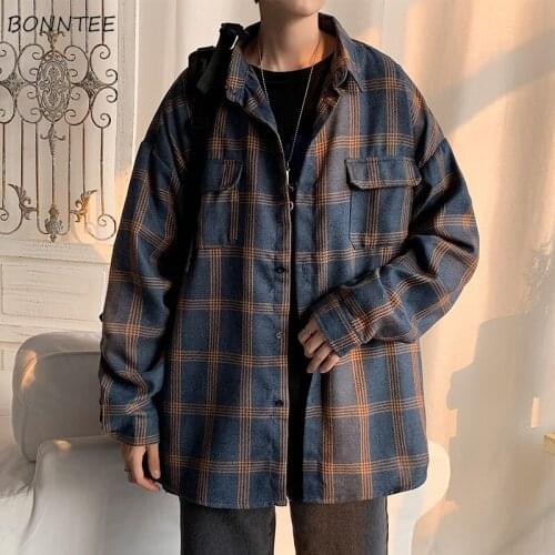 Мужские клечатые рубашки BONNTEE China At AliExpress