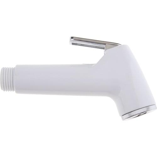 Bidet Parts - White Handheld Bidet Shattaf Sprayer Head for Toilet Floor Cleaning