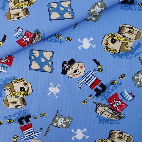 145cmx50cm Cotton Canvas Fabric for handmad, bed, bag, curtain - Cartoon Caractor