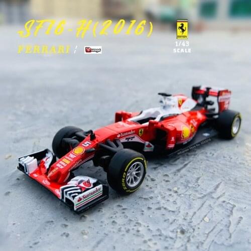 Bburago 1:43 Ferrari F1 2019 SF16-5 Simulation alloy super toy car model For with Steering wheel control front wheel