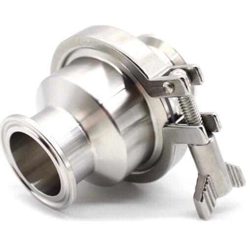 1/2"-2" 304 316L Stainless Steel Check Valves Quick Connection Clamp Connects One-Way Valves